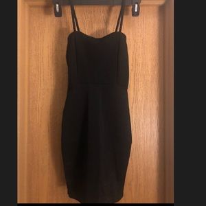 Alesha Crepe Square Neck Bodycon Dress